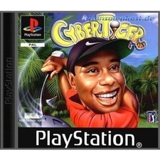 Thumbnail of ebay&reg; auction 296587077244 | PS1 / Sony Playstation 1 - CyberTiger mit OVP OVP beschädigt