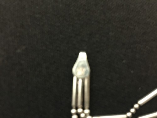 Pulsera de cuentas de 8" de plata esterlina italiana de 3 cadenas - Imagen 2 de 3
