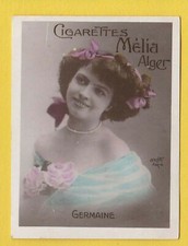 Cigarettes Melia Algeria Tobacco Card Tirage K - Germaine 1 - H&S Portrait