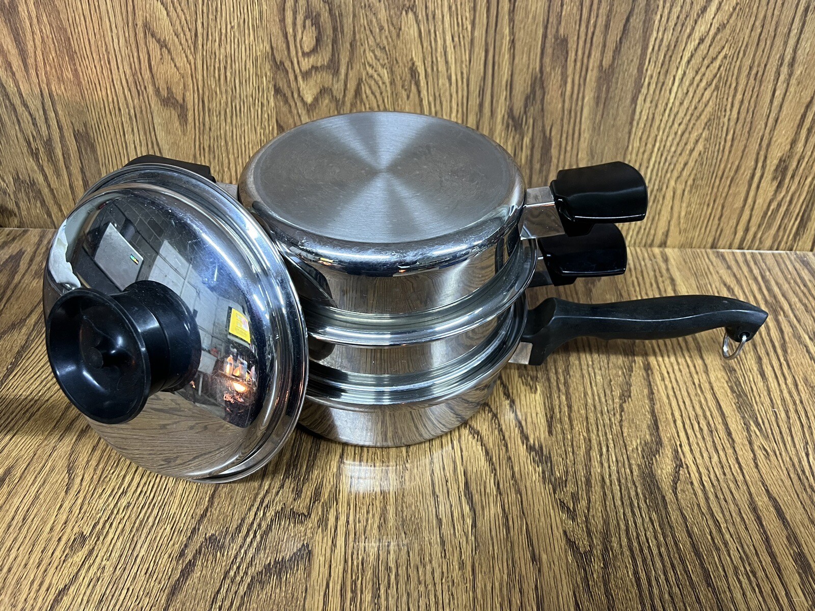 Chef’s Ware Townecraft t304 1 1/2 Qt. Sauce Pan Lid & Steamer Dome Lid