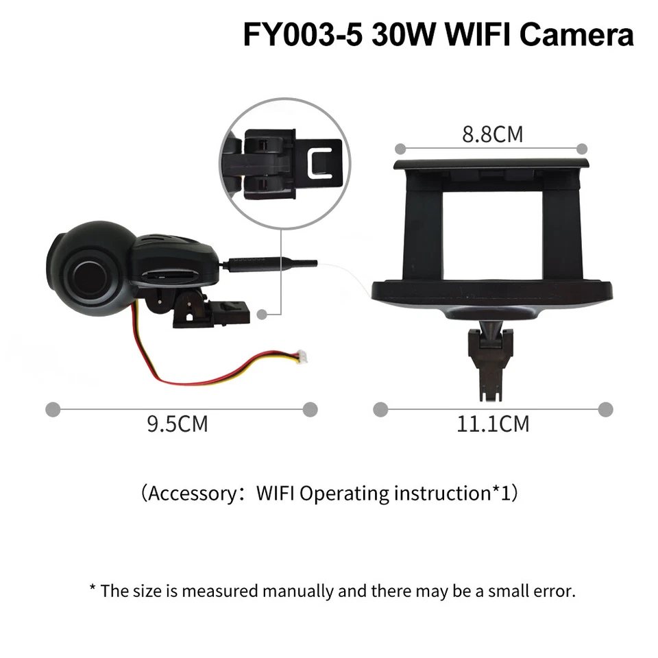 FAYEE FY004 2.4G 6WD Pickup Truck RC Car with HD Camera APP Control Climbing Car - image 4 of 4