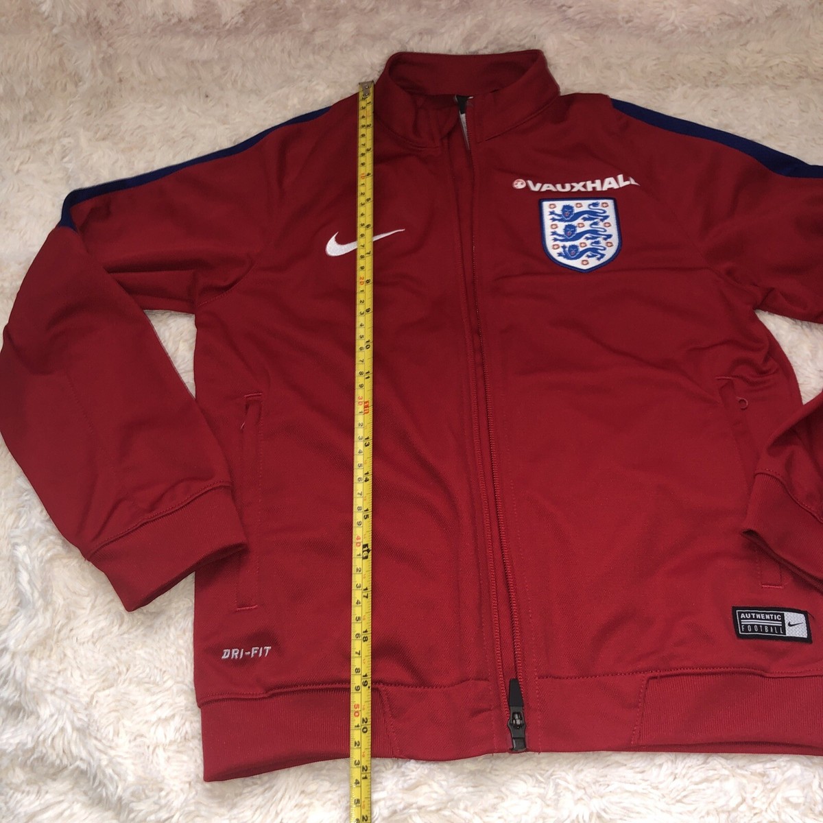 England Football Training Top Nike Jacket Dri-Fit Vauxhall