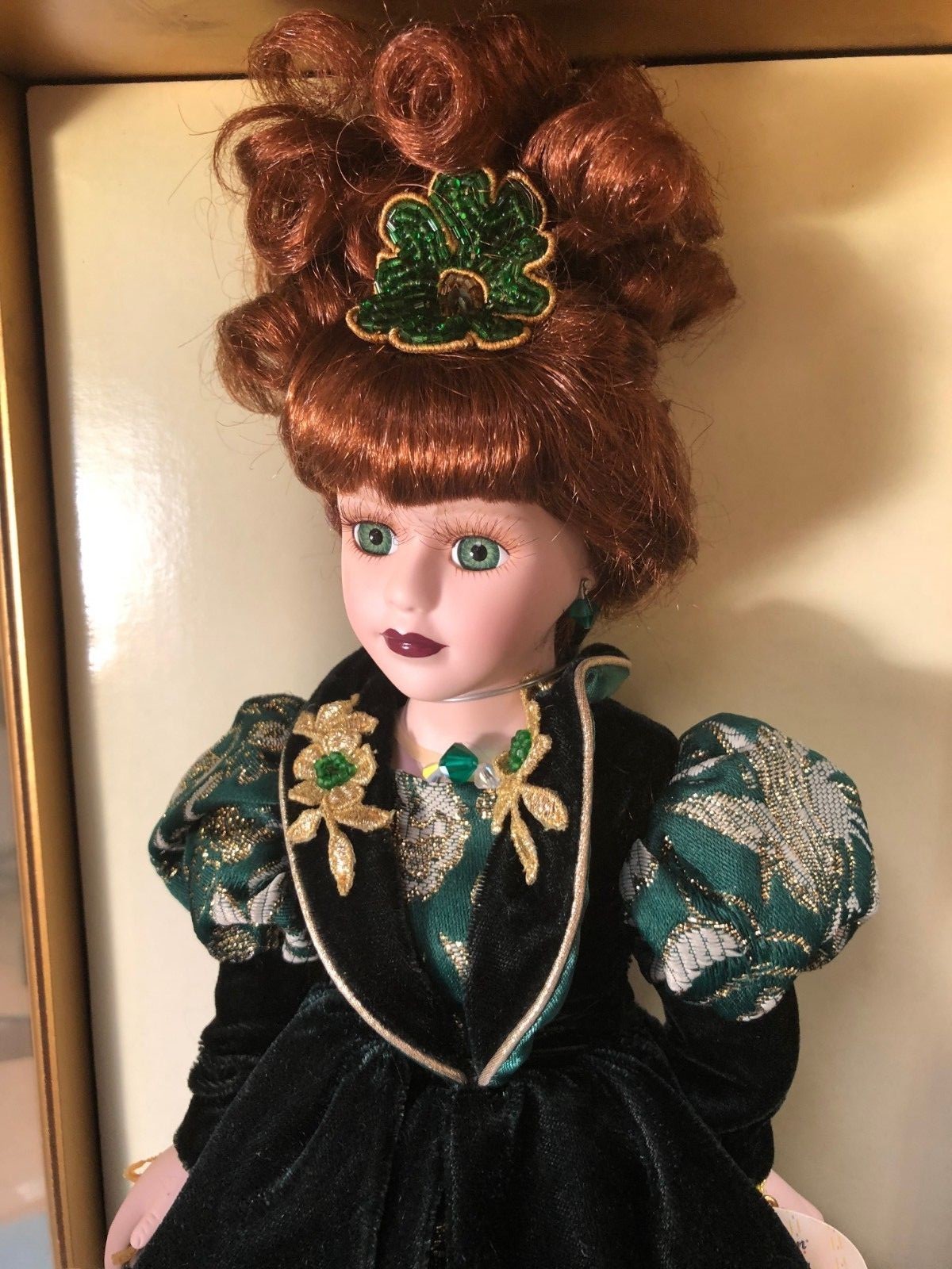 Camellia Garden 16" Porcelain Doll with Swarovski in Case eBay