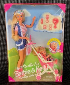 strollin fun barbie and kelly