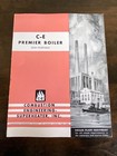 <!--F#f_0-->Vintage C-E Skelly Premier Boiler Advertising Brochure Spec Sheet Coal Steam<!--F/-->