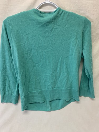NWT Girls Chaps Ralph Lauren Aqua Blue Shirt Size Medium $50 Tag - Picture 2 of 5