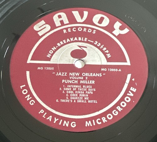 Punch Miller - Jazz New Orleans Volume 2 - Vinyl Record Jazz Ex / Ex Condition - Picture 4 of 6