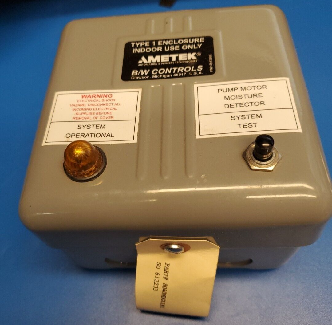 Ametek B/W Controls 8040MD Moisture Detector Sensor for