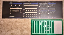 Oberheim Matrix 12 - Front Panel Overlay (with 3 Plexi Display Windows)