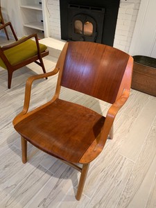 Peter Hvidt Orla Molgaard Nielsen Mid Century Ax Chair Fritz Hansen Vintage Ebay