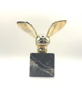 Vintage Gaston Lachaise Alva Moa  Brass Bee Sculpture Marble Base Gold tone