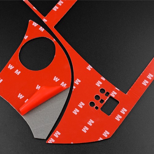 Black Center Control Console Sticker Carbon Fiber For Toyota Prius 2010-2011 - Picture 6 of 6