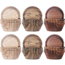 Chengu 300 Pcs Cupcake Liners Cupcake Wrappers Woodland Animal Baby Shower Cu...