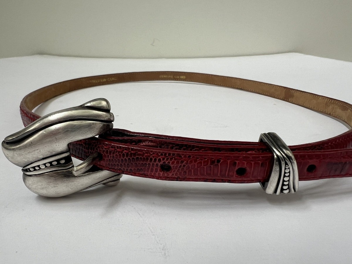 Kieselstein Cord 1981 Sterling Silver (925) Buckle Red  display picture 2