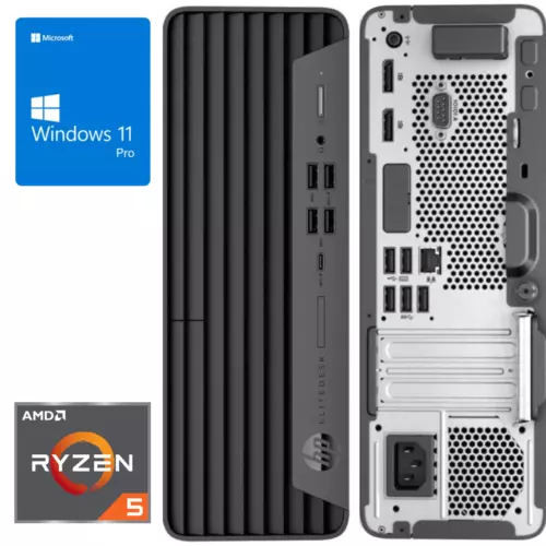 HP EliteDesk 805 G6 SFF Ryzen 5 PRO 4650G 8/16/32GB - 256/512/1024GB Windows 11