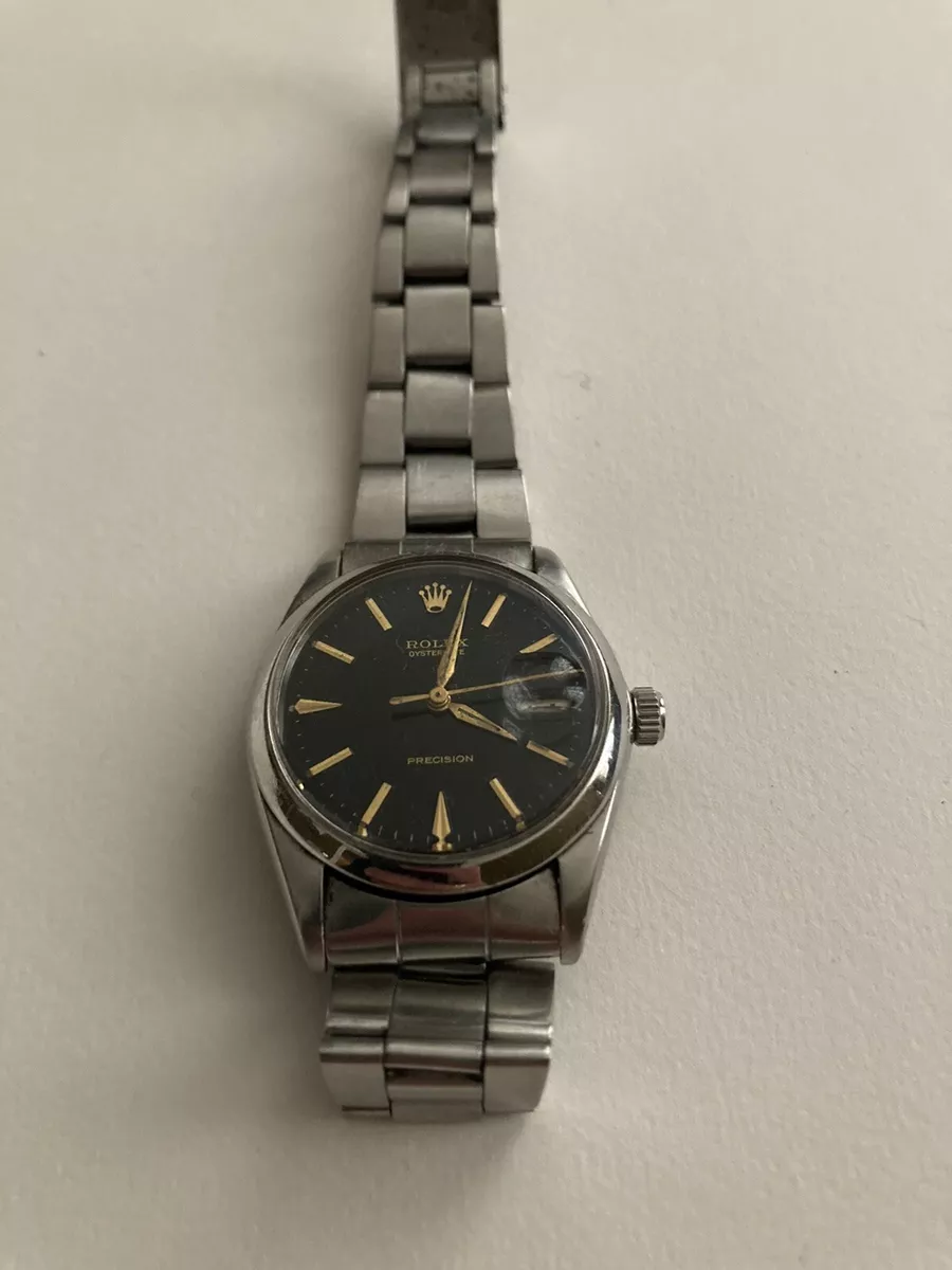 rolex oysterdate precision 6694 Early 1960s Wristwatch eBay