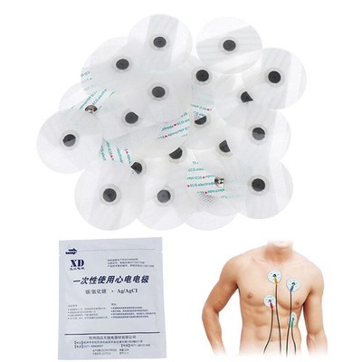 1 Bag(50pcs) Disposable Non-Woven Fabric  ECG Electrode Accessory For Massager