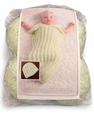 NEW Annie s Hook & Needle Baby Cocoon Yarn Kit Unopened Knit Set