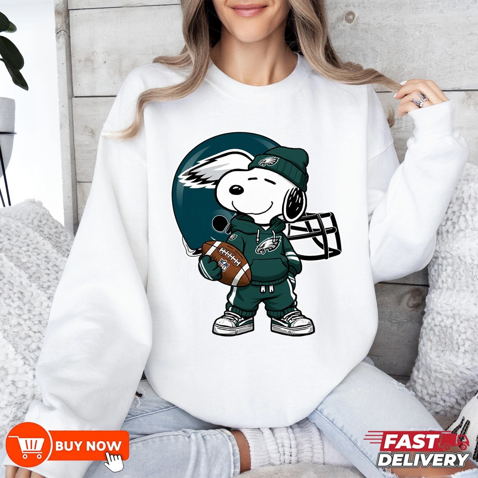 Philadelphia Eagles Football Sweatshirt