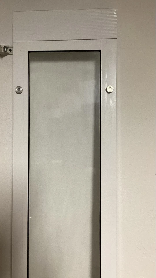 Ideal Pet Products алюминиевая дверь для патио домашних животных, регулируемая высота 77-5/8 дюйма до 80-3... - Изображение 4 из 4