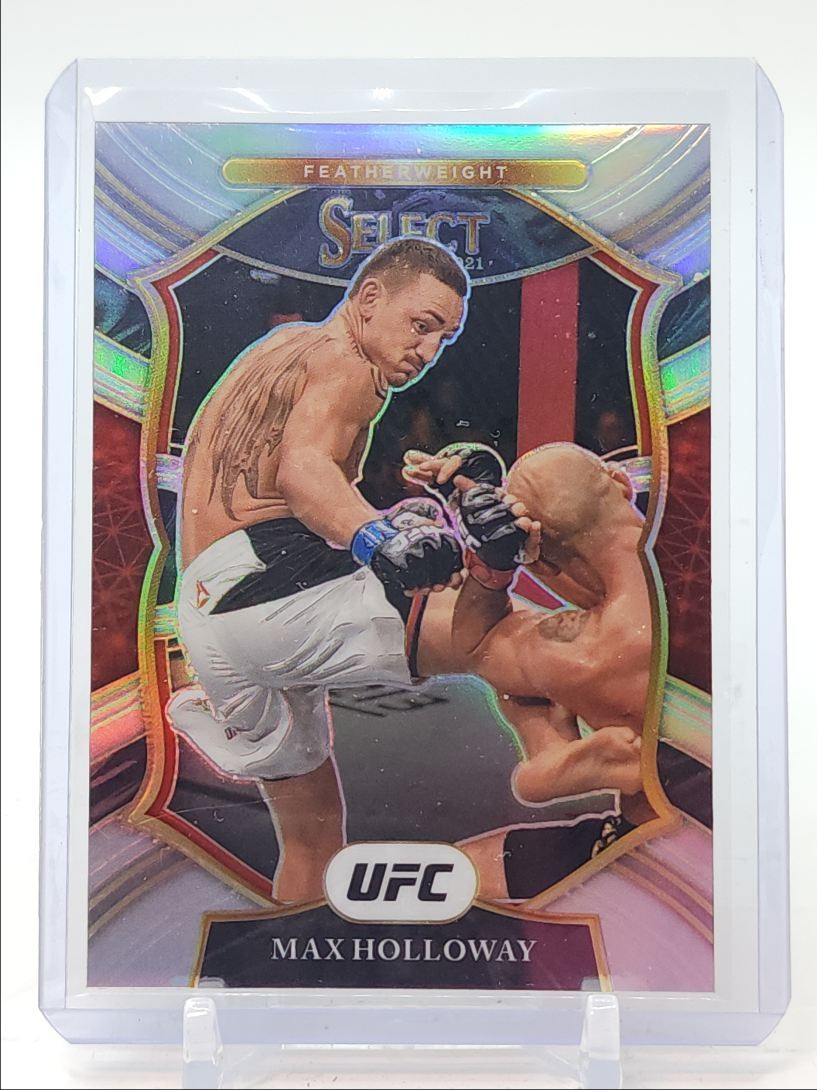 MAX HOLLOWAY 2021 SELECT UFC CONCOURSE SILVER PRIZM Q4599