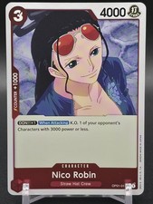 Pre Errata One Piece Romance Dawn Nico Robin OP01-017 Rare English 