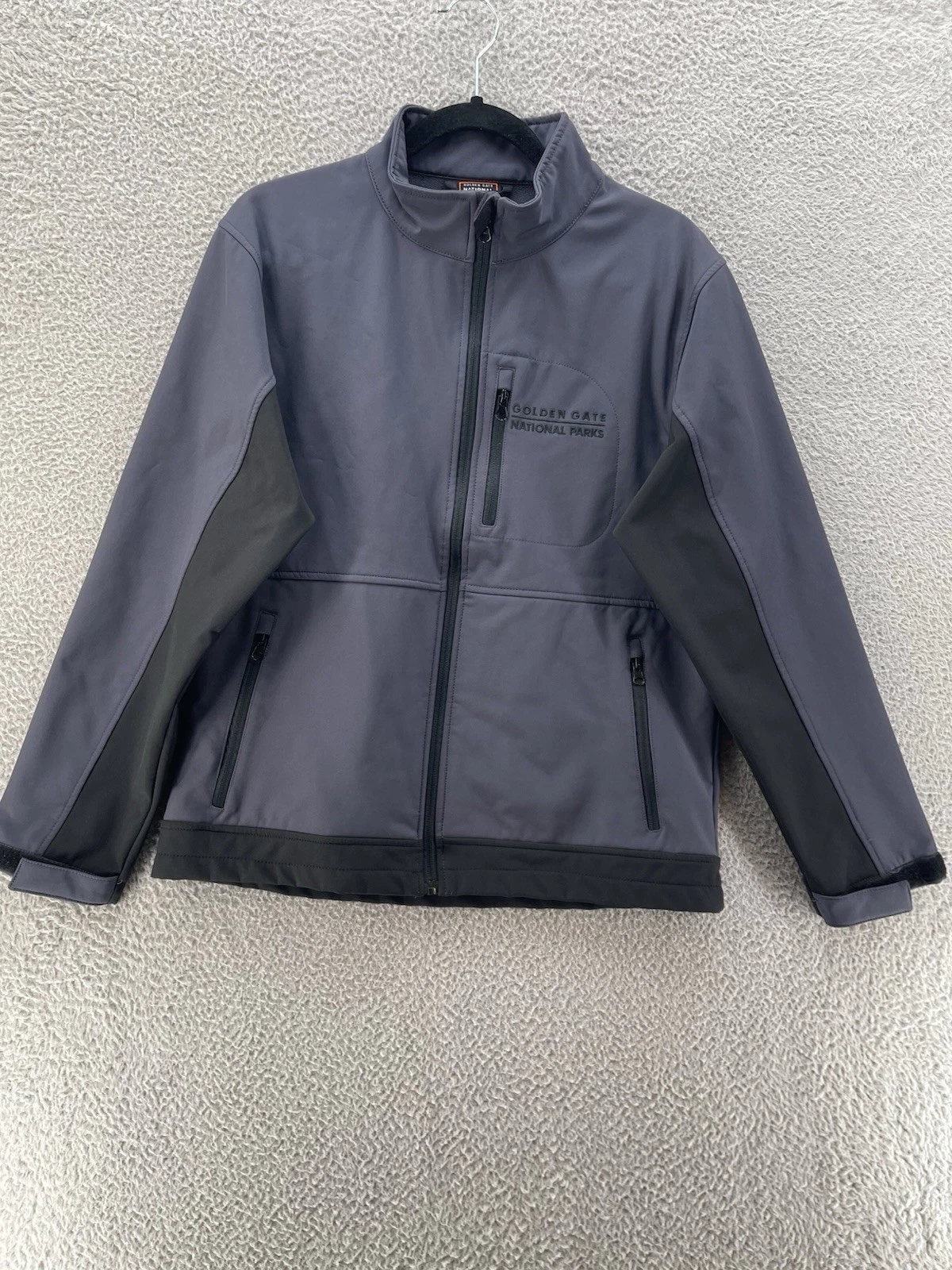 Golden Gate National Parks Conservancy Jacket Men Medium Softshell Grey Gorpcore