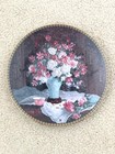 4 Bradford Exchange Floral Plates "Sonnets in Flowers" 22 kt gold border ~ MINT! — photo 6