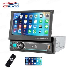 1DIN 7" Flip Autoradio Touch Screen Bildschirm Bluetooth SD USB MP5 Player Radio