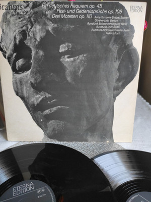 Doppel Lp Brahms,Ein Deutsches Requiem, ETERNA Edition