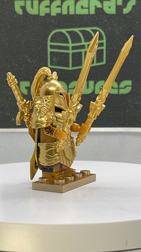 IMPORTACIÓN PERSONALIZADA Brick Man LEGO ANTIGUO GUERRERO #11 Minifigura de lujo con vitrina - Imagen 4 de 18