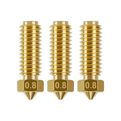 3x 0,8mm Düse Nozzle Anycubic Kobra S1 3 V2 Messing Rapid Druck 3D Drucker