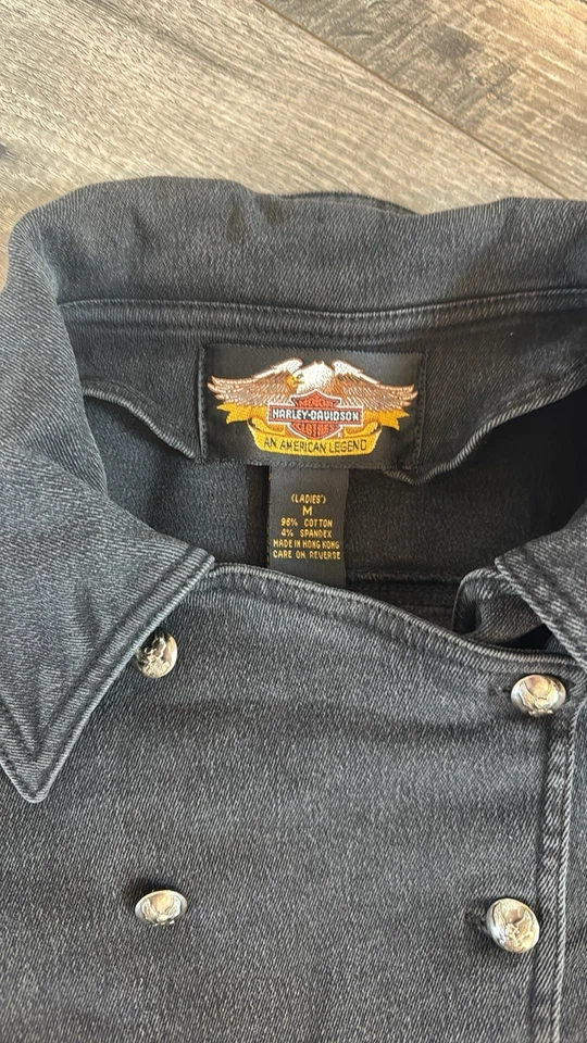 Chaqueta/chaqueta vaquera Harley-Davidson. Talla: M Foto 3 de 4