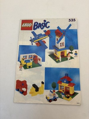 LEGO  Bauanleitung Legoland Town Classic Basic 535 Instruction ungelocht 150