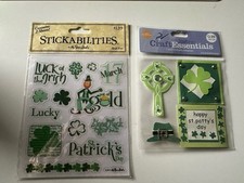 Lot Scrapbooking Sticker St. Patricks Day Leprachaun Irish