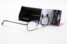 Foster Grant T10 3.50 Strength Men's Reading Glasses Titanium Magnivision New