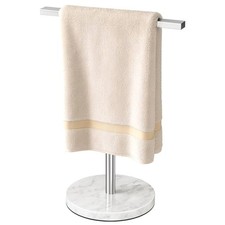 Hand Towel Holder Stand Countertop T-Shape Brushed Nickel