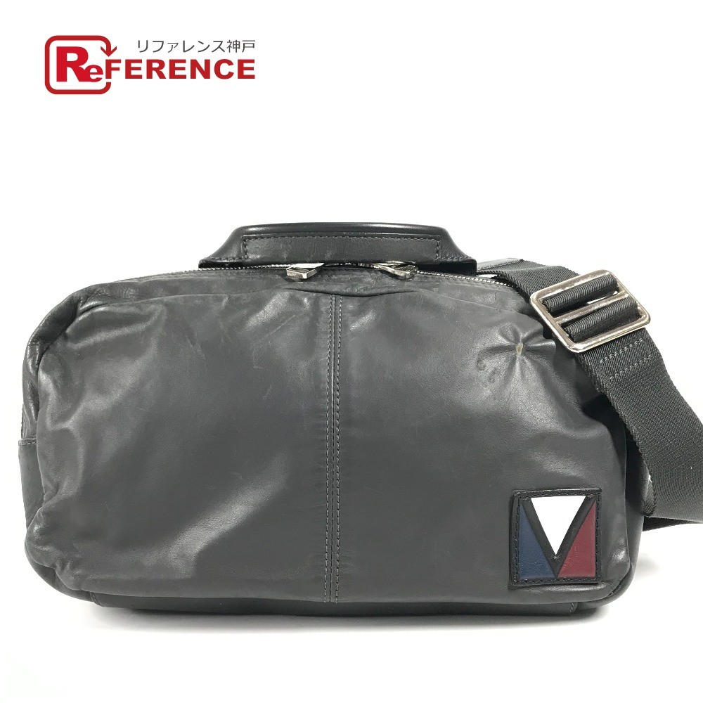 Louis Vuitton M50445 V-Line Fast Crossbody Belt Bag in Gray Leather for Men