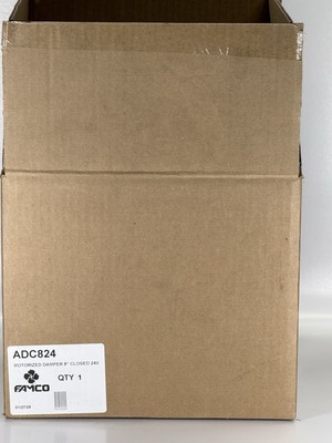 FAMCO ADC824 Motorized Damper 8'' Closed 24V - NEW