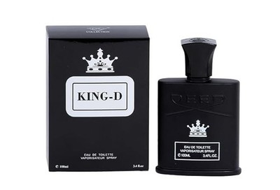 KING-D BLACK men's designer 3.4 oz EDP cologne spray by EBC Collection