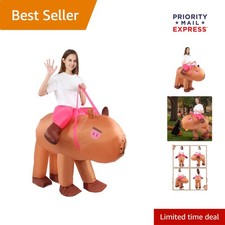 Inflatable Costumes for Kids Capybara Halloween Inflatable Costume for Girls...