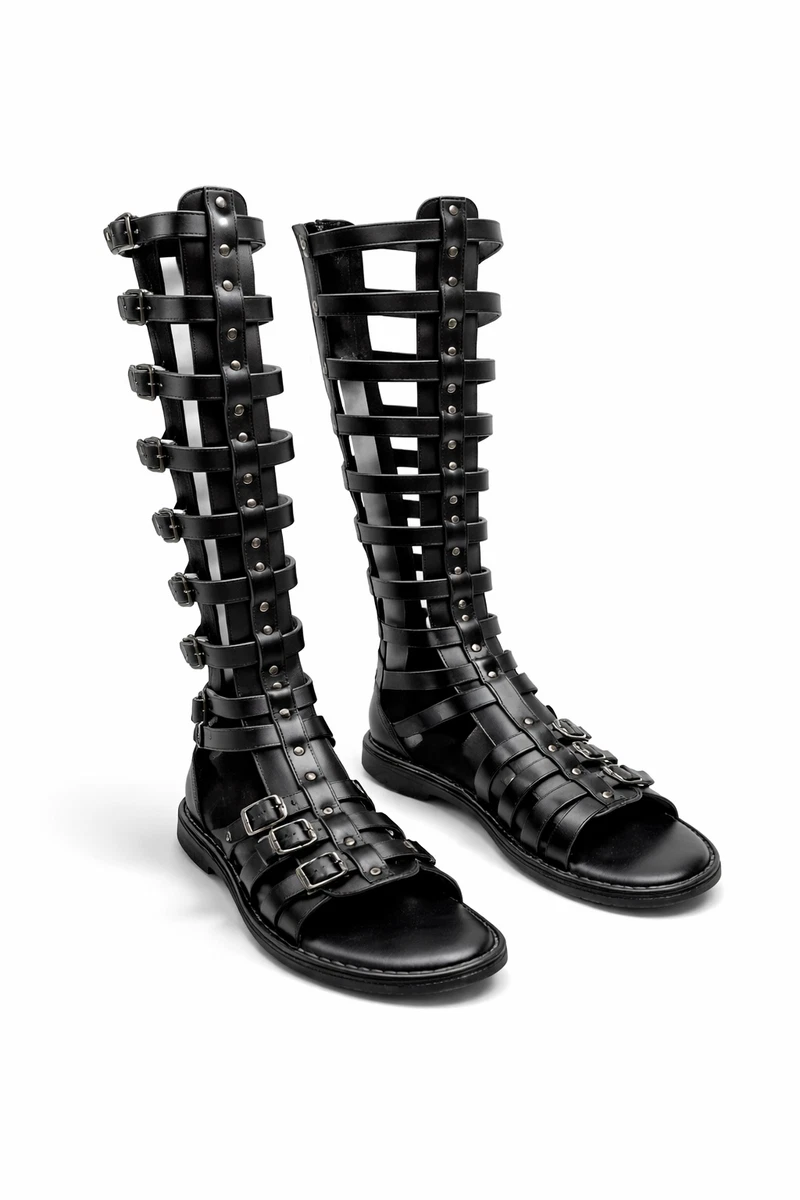 Leather Upper Gladiator Sandals for Men for sale | eBay display picture 1