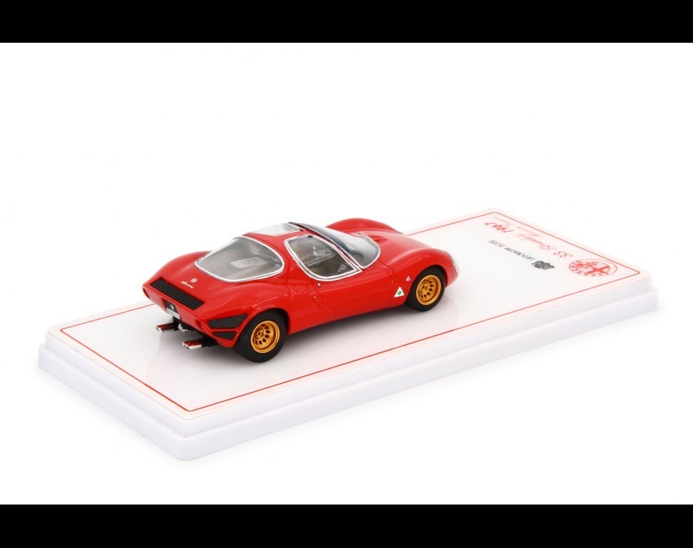 1/43 アルファロメオ 33 ストラダーレ 1967 ミュージアム レッド LAUDORACING 1/43 アルファロメオ 33 ストラダーレ 1967 レッド