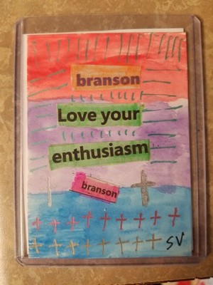 Branson MO Abstract Famous Artist: Artist Trading Card ACEO Original Artwork