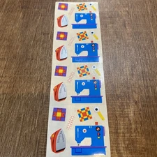 Vintage 1998 Mrs. Grossman's Stickers SEWING/QUILTING (4) Mods