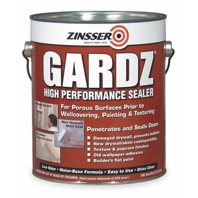 Zinsser Zinsser Gardz Problem Surface Sealer, Matte, Clear, 1 Gal 2301 Zinsser