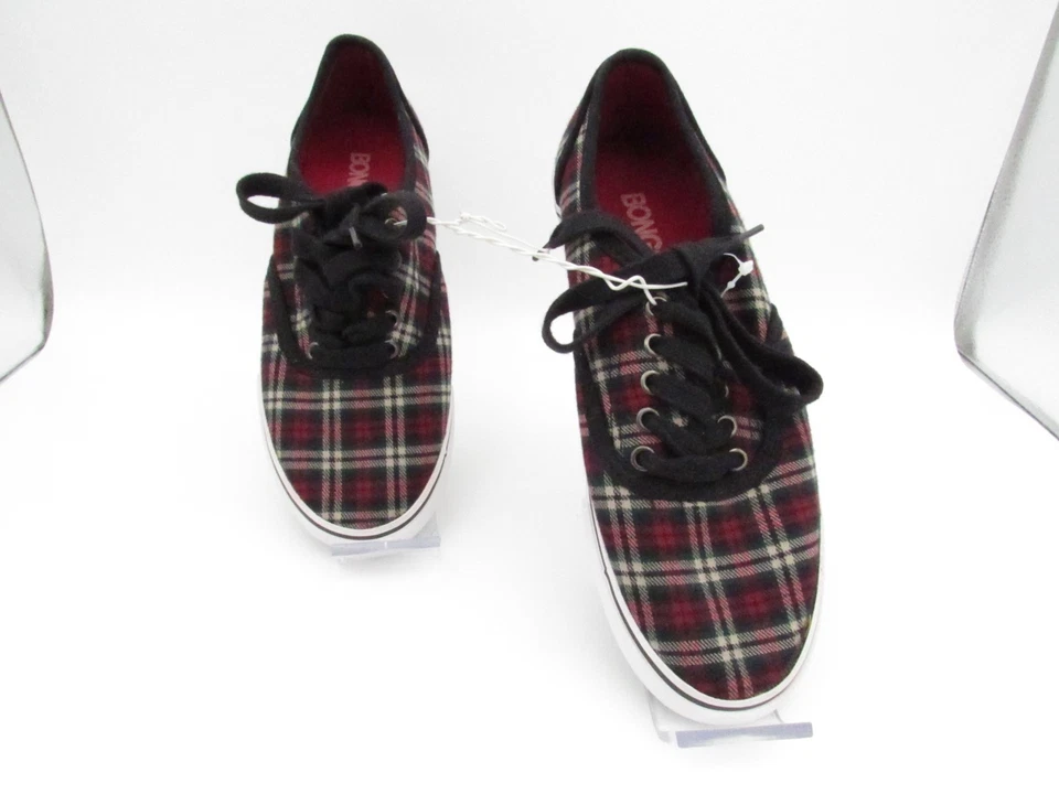Tenis Bongo a Cuadros Tenis Tenis Talla 6 Para Mujer Rojo Blanco Negro "Bonito" Foto 3 de 4