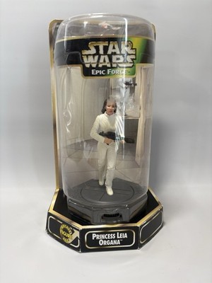 Hasbro Kenner 1998 Star Wars Princess Leia Organa Rotating Figure New