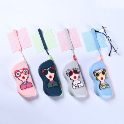 Multifunctional Glasses Bag Waterproofs Silicone Coin Purse Eyeglasses Box