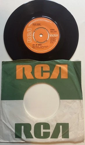 DAVID BOWIE -LIFE ON MARS? RARE 1ST UK PRESS LABEL VARIANT 1973 RCA GLAM ROCK EX
